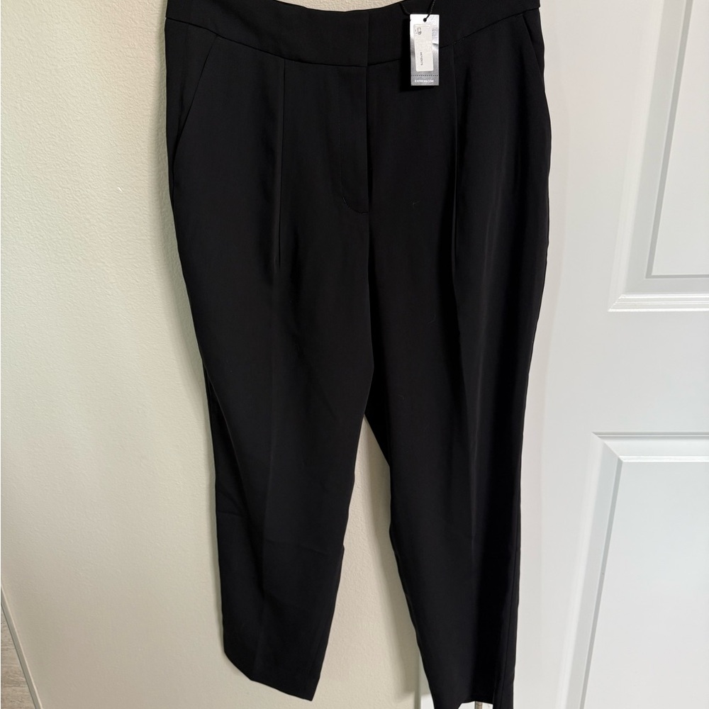 Express Classic Black Cropped Pants